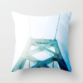 oakland bay bridge  Throw Pillow