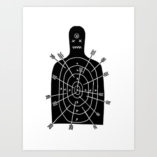 arch arrow Art Print