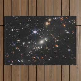 Nasa picture 63 : first deep field by James Webb telescope Outdoor Rug