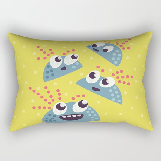 Happy Candy Friends Rectangular Pillow
