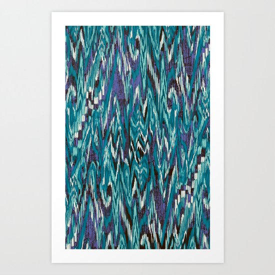 Ikat4 Art Print