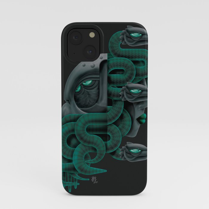 Demon Heads - Green iPhone Case