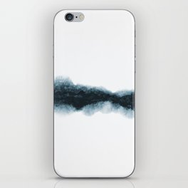 Abstract Watercolor Teal Turquoise Painting iPhone Skin
