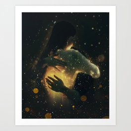 Brighter with you. Art Print
