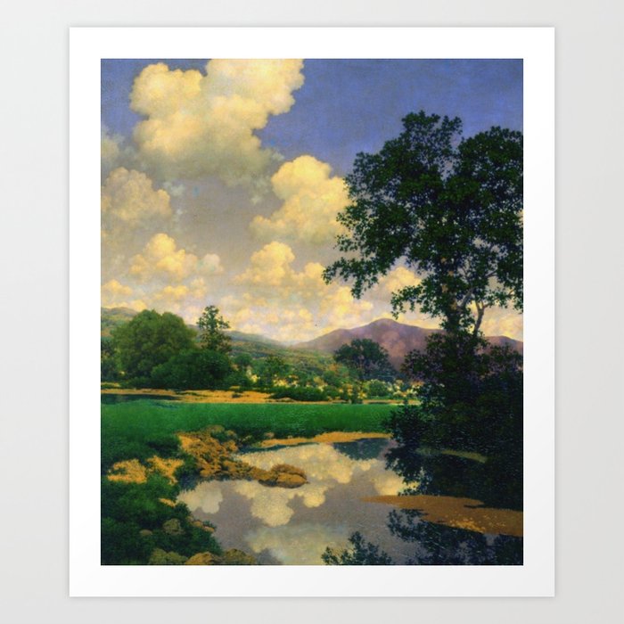 Maxfield Parrish, Landscape Paintings Art Print