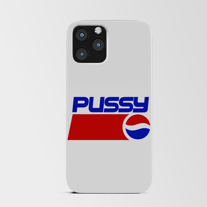 PuSSY Classic T-Shirt iPhone Card Case