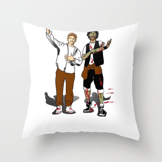 Bill & Dead Throw Pillow
