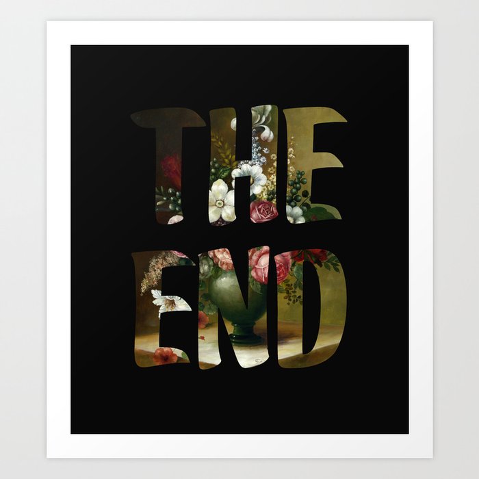 The END Art Print