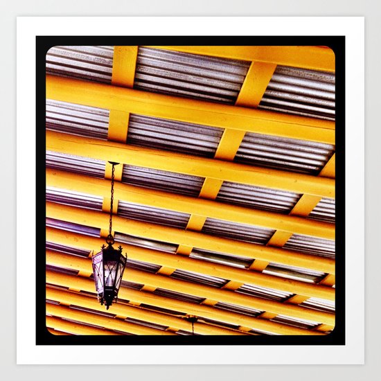 Yellow. Art Print