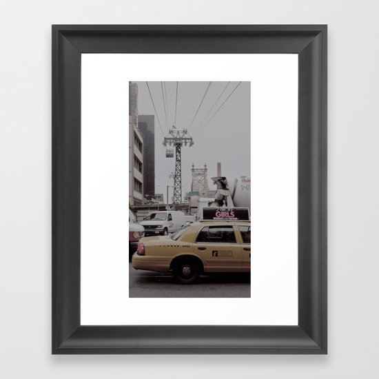 slow down, you move too fast... Framed Art Print