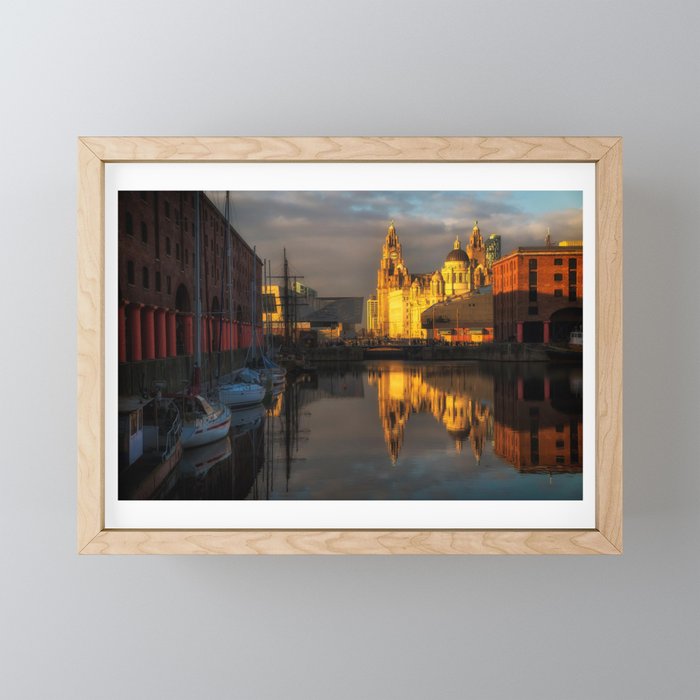 Albert Dock  Framed Mini Art Print