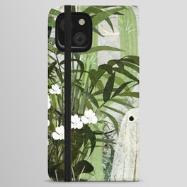 There's A Ghost in the Greenhouse Again iPhone Wallet Case