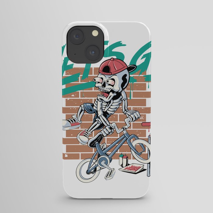 Lets Go Cycling iPhone Case