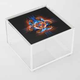 Fiery Biohazard Acrylic Box