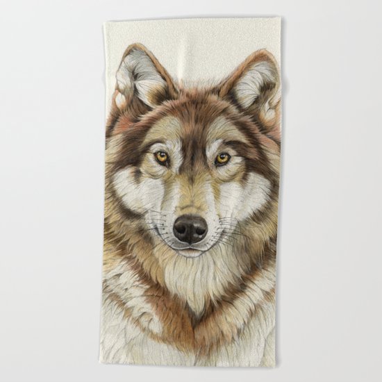 WOLF Beach Towel