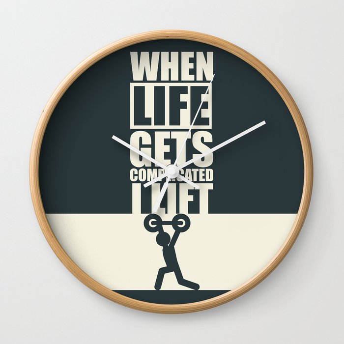 Lab No 4 When Life Gets Complicated I Lift Gym Inspirational Quotes Poster Wall Clock By Labno4 Society6 Feel free to share the best one(s) you have found in this article or in. lab no 4 when life gets complicated i lift gym inspirational quotes poster wall clock by labno4