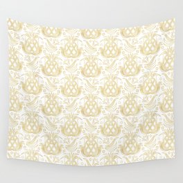 Luxe Pineapple // White Wall Tapestry