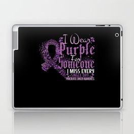 I Wear Purple Miss Pancreatic Cancer Awareness Laptop Skin