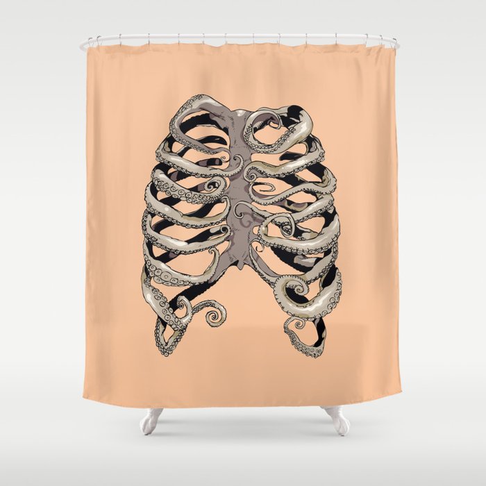 Your Rib is an Octopus Shower Curtain
