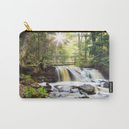 Upper Chapel Falls at Pictured Rocks National Lakeshore - Michigan Carry-All Pouch