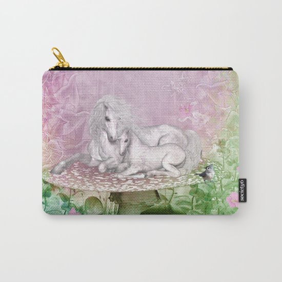 Wonderful unicorn with foal Carry-All Pouch