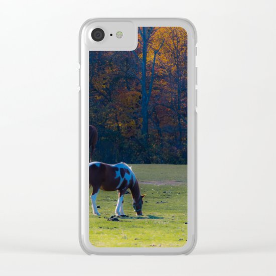 You Faded Away Like Autumn Leaves Clear iPhone Case