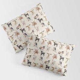 Vintage Goat All-Over Fabric Print Pillow Sham