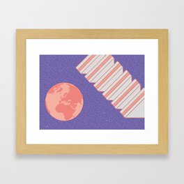 THE EARTH HAM AND SANDWITCHES Framed Art Print