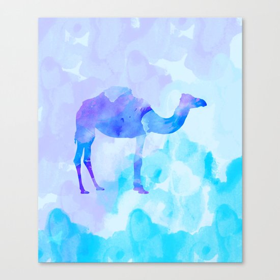 Abstract Camel Canvas Print