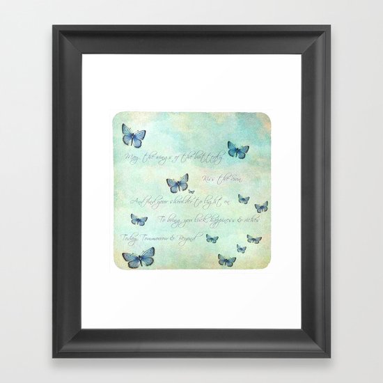 Butterflies Framed Art Print