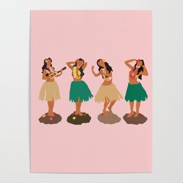 Hula Girls Poster