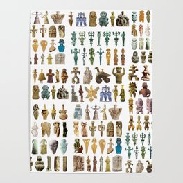 Upper Palaeolithic Venus Statuettes  Poster