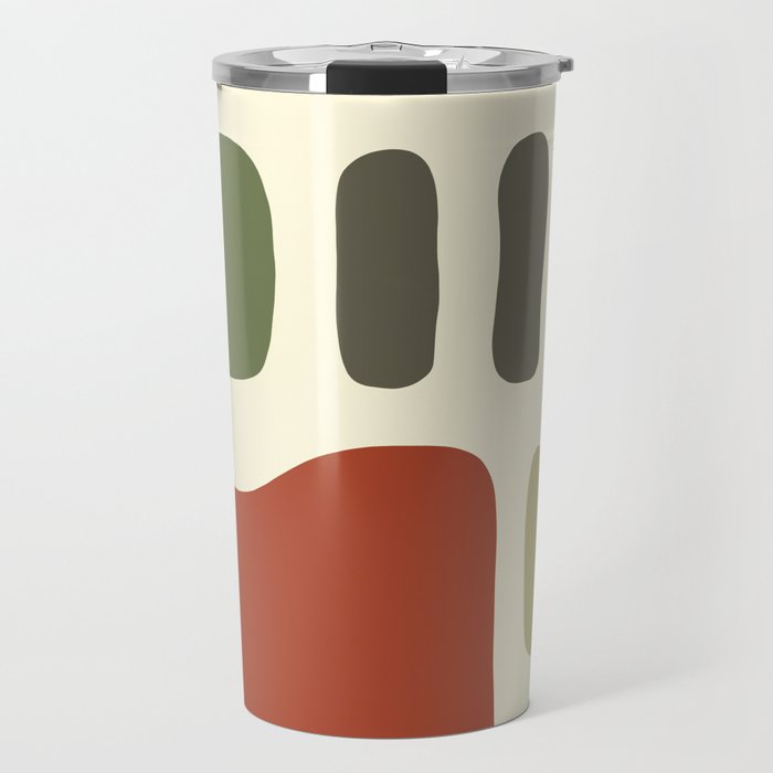 Abstract shapes colorblock collection 1 Travel Mug
