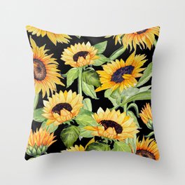 Download Sunflower Yellow Throw Pillows For Any Room Or Decor Style Society6