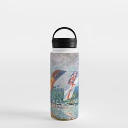 Alfred Sisley - Regatta at Molesey Water Bottle