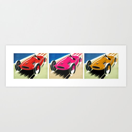 Color Race Art Print