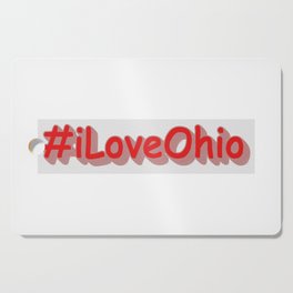 "#iLoveOhio " Cute Design. Buy Now Cutting Board
