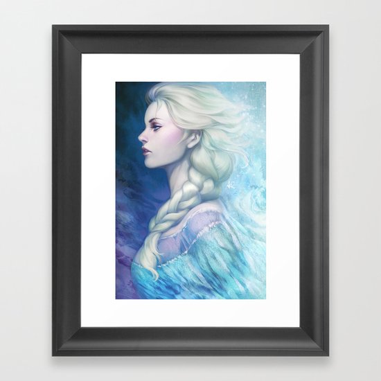 Frozen Framed Art Print