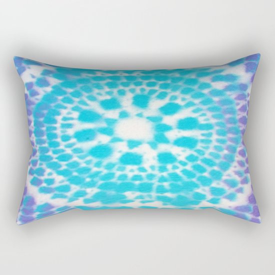 Scale Mandala Pattern Rectangular Pillow