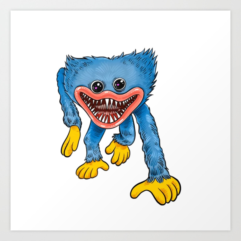 huggy wuggy Art Print