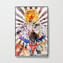 Powdered Toast! Metal Print | Collage, Movies & TV, Pop Surrealism, Illustration 