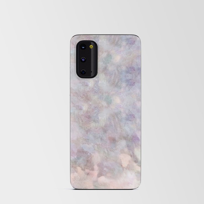 Pastel Watercolor Marble Meditation in beautiful light tones Android Card Case