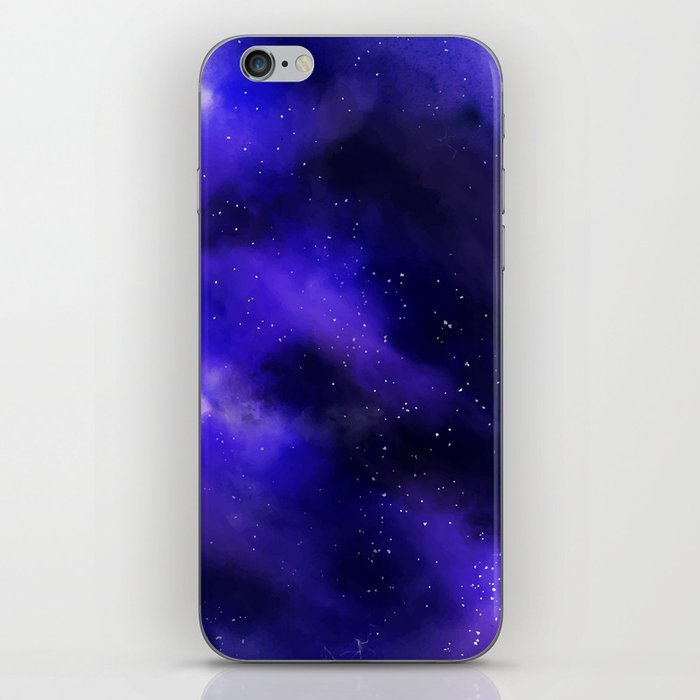 Purple Star Galaxy Painting Iphone Skin By Newburydesigns Society6