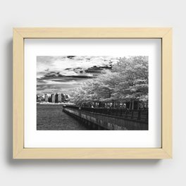 Enjoying The View Recessed Framed Print