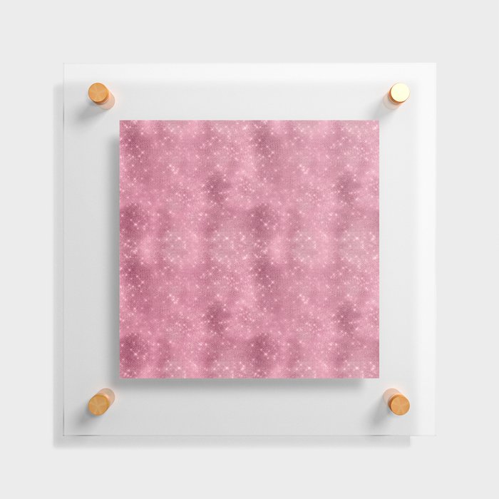Glamorous Bling Pink Luxury Pattern Floating Acrylic Print