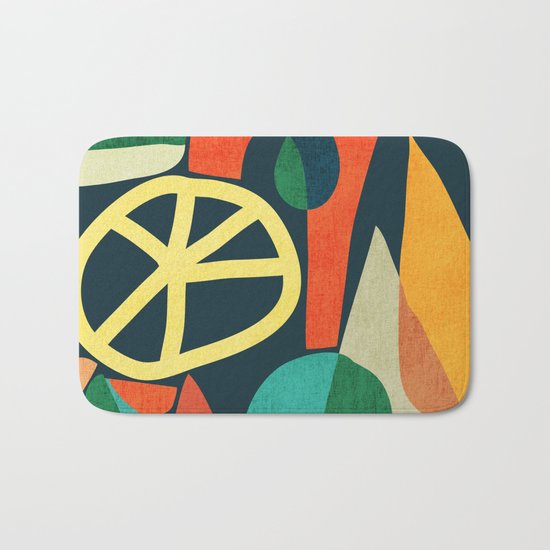 Summer Fun House Bath Mat