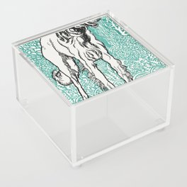 Greyhound by moriz jung Acrylic Box