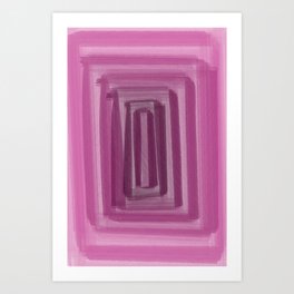 Purple squares - Abstractissimo 0035 Art Print