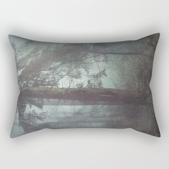 Misty Wilderness Rectangular Pillow