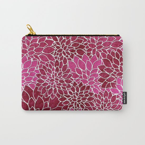 Floral Abstract 26 Carry-All Pouch
